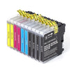 Compatible Brother LC-61 Ink Cartridge Combo BK/C/M/Y - 10/Pack - Economical Box