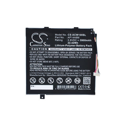 Battery for Acer Iconia Tab 10 A3-A20, Iconia Tab 10(A3-A20), Iconia Tab 10(A3-A30) 3.8V 5900mAh