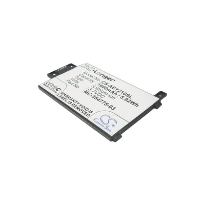 Battery for Amazon Kindle Touch 6" 2014 Version, Kindle Paperwhite 2014 Version 3.7V 1600mAh