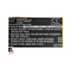 Battery for Amazon Kindle HDX 7.0, Kindle Fire HD 3rd, Kindle Fire HD 2013 3.7V 4400mAh