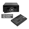 Battery for Assa Abloy VOT1511L2R01, VingCard Elsafe 3.7V 1600mAh