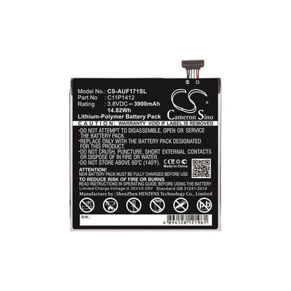 Battery for Asus FE170CG, FE175CG, ME175CG 3.8V 3900mAh