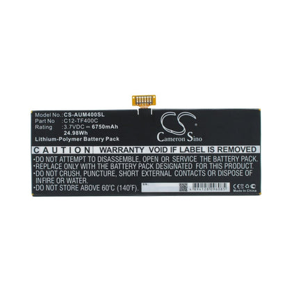 Battery for Asus VivoTab Smart ME400C, TF600, TF303CL 3.7V 6750mAh