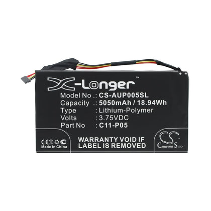 Battery for Asus PadFone Infinity A80 10.1, PadFone Infinity A80 Tablet 3.75V 5050mAh