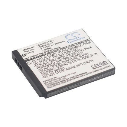 Battery for Panasonic Lumix DMC-F5, Lumix DMC-F5K, Lumix DMC-F5P 3.7V 600mAh
