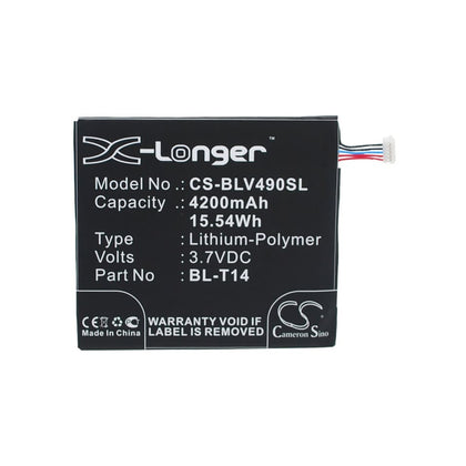 Battery for LG V490, V495, G Pad F7 3.7V 4200mAh