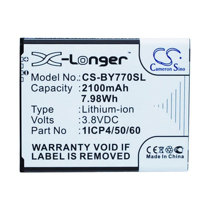 Battery for Beurer BY77, V-Tech VM350, Kodak Cherrish C525 3.8V 2100mAh