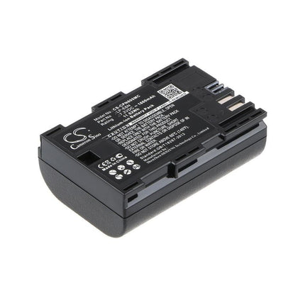 Battery for Canon EOSR6, EOS 6D, EOS 7D 7.2V 1600mAh
