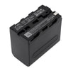 Battery for Sony NP-F930, NP-F950, NP-F960, NP-F970 7.4V 6600mAh
