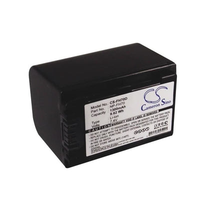 Battery for Sony DCR-30, HDR-CX6, HDR-CX7 7.4V 1300mAh
