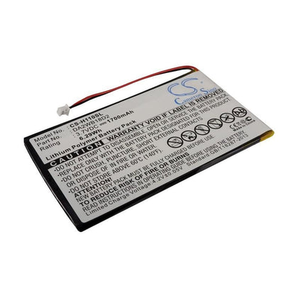 Battery for iRiver H110, H120, H140 3.7V 1500mAh