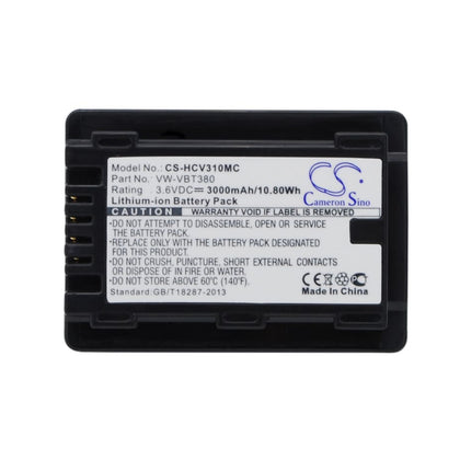 Battery for Panasonic HC-989, HC-V110, HC-V130 3.6V 3000mAh