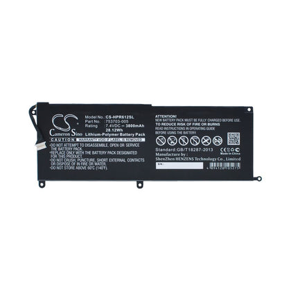 Battery for HP Pro x2 612 G1, Pro Tablet x2 612 G1, Pro x2 612 G1 Tablet 7.4V 3800mAh