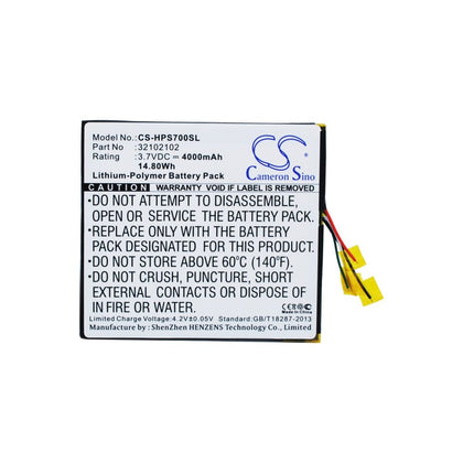 Battery for HP Slate 7 Extreme 3.7V 4000mAh