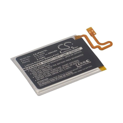 Battery for Apple A1446, iPod Nano 7, iPod Nano 7th 3.7V 200mAh