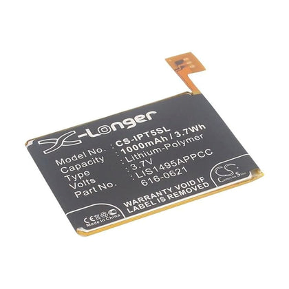 Battery for Apple iPod Touch 5, iPod Touch 5th Generation 3.7V 1000mAh