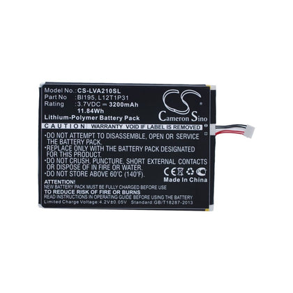 Battery for Lenovo A2, A2107, A2207 3.7V 3200mAh