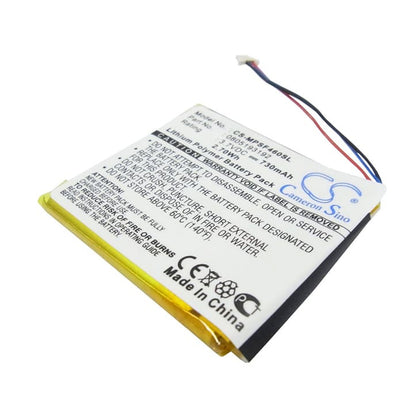 Battery for SanDisk Sansa View, Sansa View 8GB, Sansa View 16GB 3.7V 600mAh