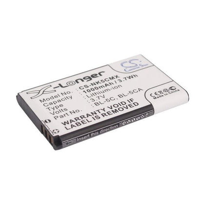 Battery for Reflecta X7-Scan Film Scanner 3.7V 1000mAh