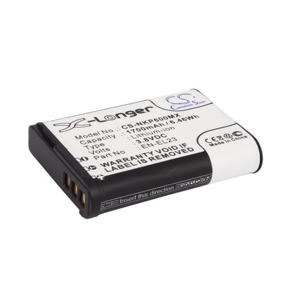 Battery for Nikon Coolpix P600, Coolpix P610, Coolpix P900 3.8V 1700mAh