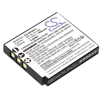 Battery for Fujifilm FinePix F100fd, F200EXR, F300EXR, F550EXR 3.7V 800mAh