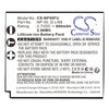 Battery for Fujifilm FinePix F100fd, F200EXR, F300EXR, F550EXR 3.7V 800mAh