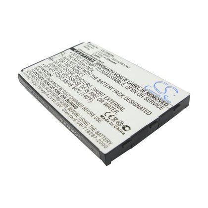Battery for Sirius XMP3i, XMP3H1, GEX-XMP3 3.7V 800mAh