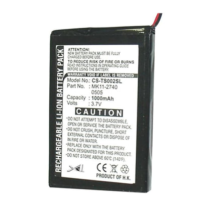Battery for Toshiba Gigabeat MEGF10, Gigabeat MEGF20, Gigabeat MEGF40 3.7V 1000mAh