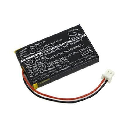 Battery for Uniden, Ubw2010c Monitor 3.7V 1250mAh