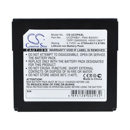 Battery for Creative Zen Protable Media Center 3.7V 3750mAh