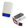 Battery for Visonic MCS-740, SR-740 PG2, SR 720 PG2 sirens 3.6V 4000mAh
