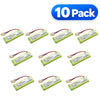 Battery for VTech DS6401, DS6421, DS6425, CS6114 2.4V 500mAh