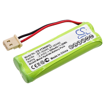Battery for VTech DS6401, DS6421, DS6425, CS6114 2.4V 500mAh