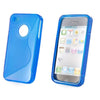 C2 Soft TPU Hard Case Cover for iPhone 4 4G - Blue