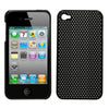 Mesh Net Back Case Skin Cover For iPhone 4 4G - Black