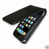 Leather flip skin case cover for Apple Iphone 4 4G Black