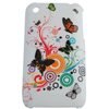 Snap On Hard Case For iPhone 3G 3GS : Colorful Butterfly
