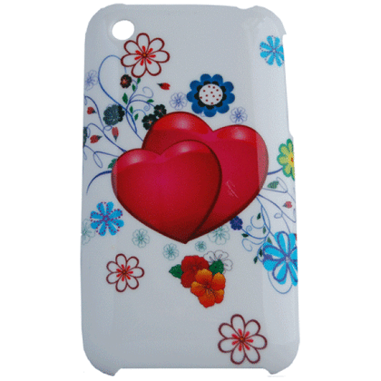Snap On Hard Case For Apple iPhone 3G 3GS : Heart