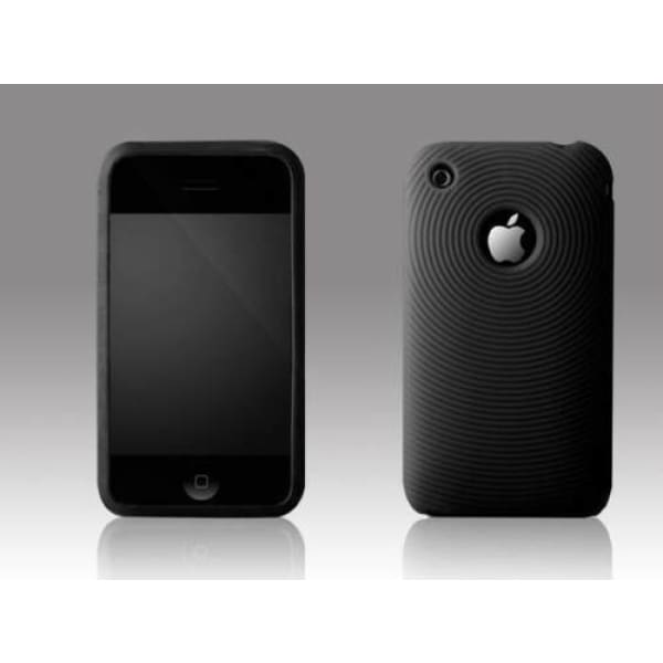 Circle Pattern Case Cover Back for iPhone 3G 3GS Black