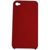 Soft Snap On Back Case Cover for iPhone 4 4G - Dark Red