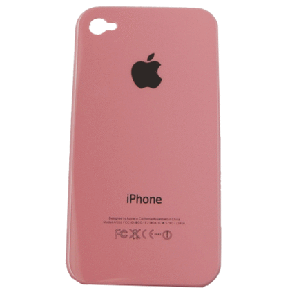Light Pink Snap-on Hard Back Cover case for iPhone 4 4G