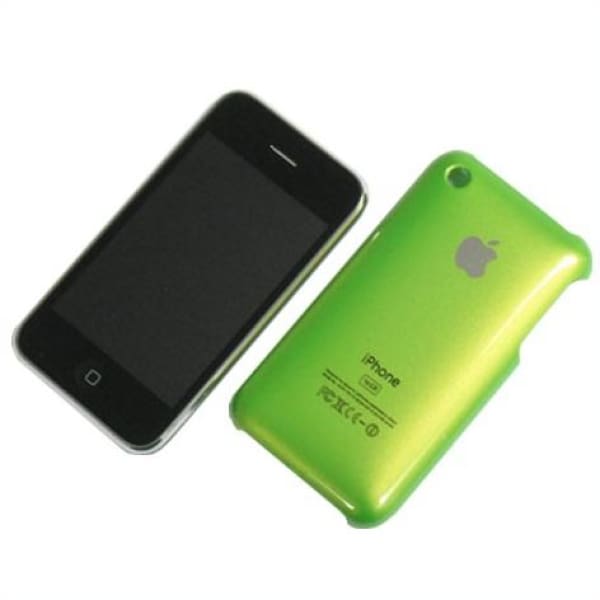 Snap-on Hard Back Cover case for Iphone 3G 3GS Green