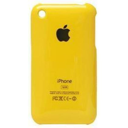 Snap-on Hard Back Cover case for Iphone 3G 3GS Yellow