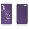Snap-On Hard Back Cover Case for Apple Iphone 4 Purple A
