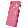 Snap-On Hard Back Cover Case for Apple Iphone 4 Pink N