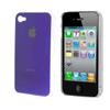 Purple Snap-on Hard Back Cover case Apple iPhone 4G