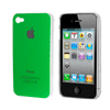 Green Snap-on Hard Back Cover case Apple iPhone 4G