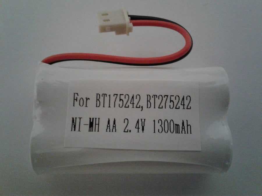 Battery for V-Tech, Bt-175242, Bt-275242, Bt175242, Bt275242, 2.4V, 1300mAh - 3.12Wh