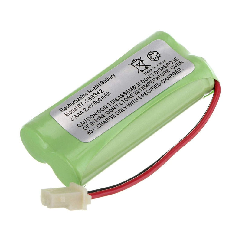 Battery for V Tech, 6001, 6105, 6185, 2.4V, 800mAh - 1.92Wh