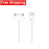 USB 2.0 charger data cable for Iphone 4 3G 3GS IPOD - Free Shipping